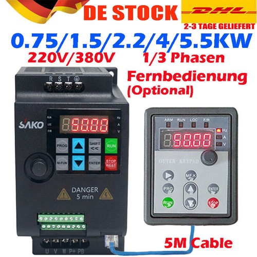 220v 380v 75kw 5kw - 1.5kw, 2.2kw