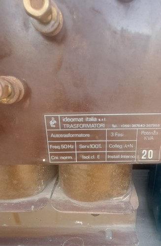 Autotrasformatore 20kva 220 - 20kva, da